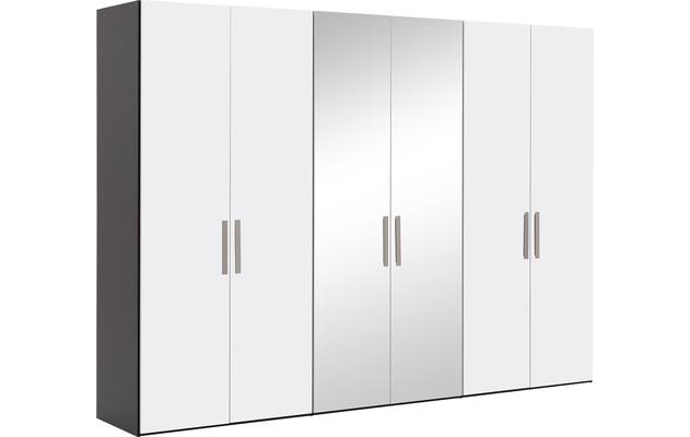 Goossens kledingkast easy storage ddk zwart hoogwaardig meubelplaat - 8190446-02