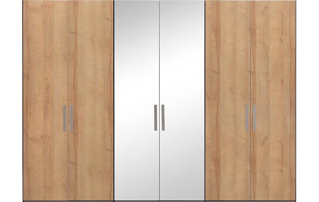 Goossens kledingkast easy storage ddk zwart hoogwaardig meubelplaat - 8190448-03