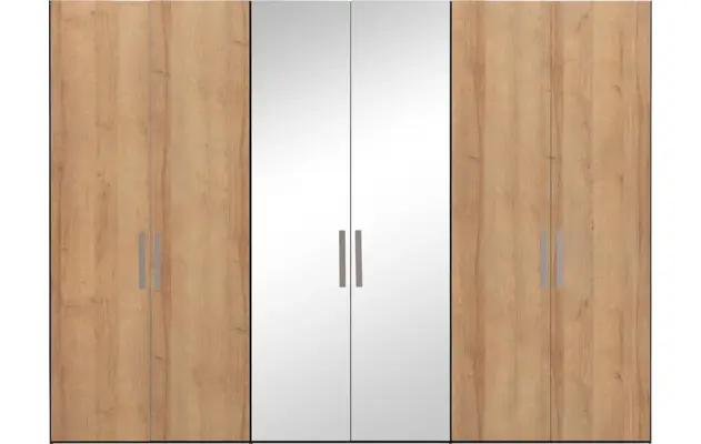 Goossens kledingkast easy storage ddk zwart hoogwaardig meubelplaat - 8190448-03