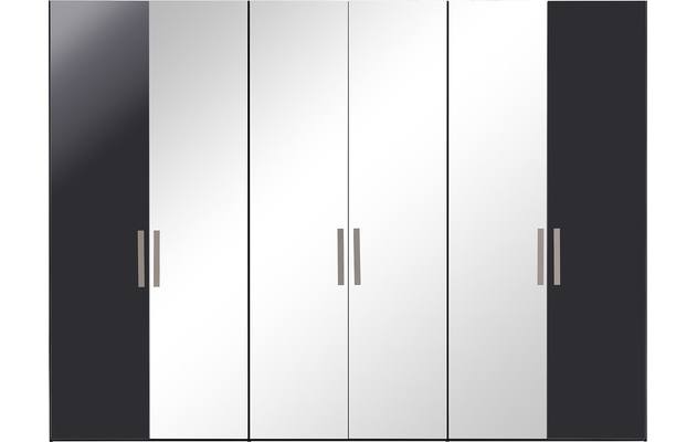 Goossens kledingkast easy storage ddk zwart hoogwaardig meubelplaat - 8190453-03