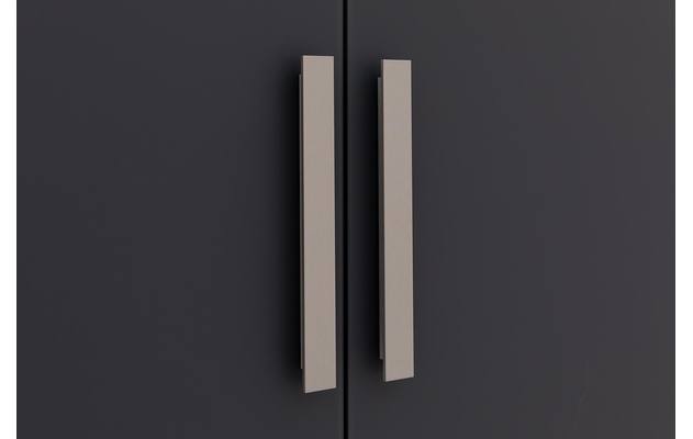 Goossens kledingkast easy storage ddk zwart hoogwaardig meubelplaat - 8190453-06