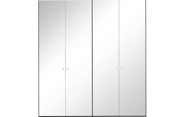 Goossens kledingkast easy storage ddk zwart hoogwaardig meubelplaat - 8190459-03