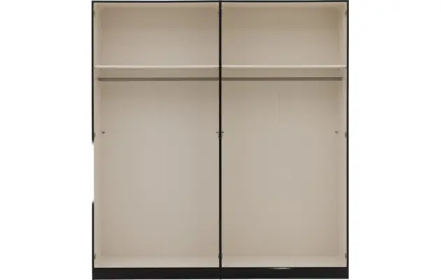 Goossens kledingkast easy storage ddk zwart hoogwaardig meubelplaat - 8190478-10