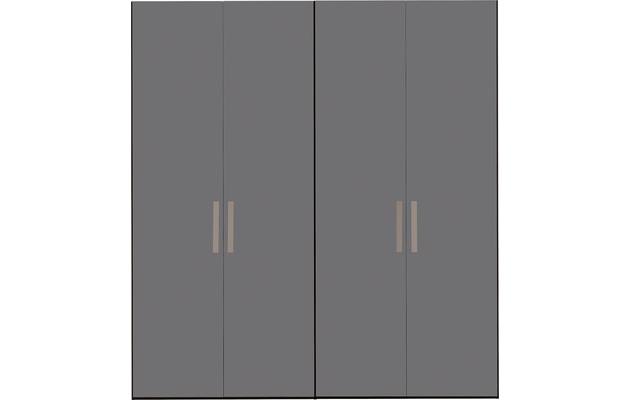 Goossens kledingkast easy storage ddk zwart hoogwaardig meubelplaat - 8190479-01