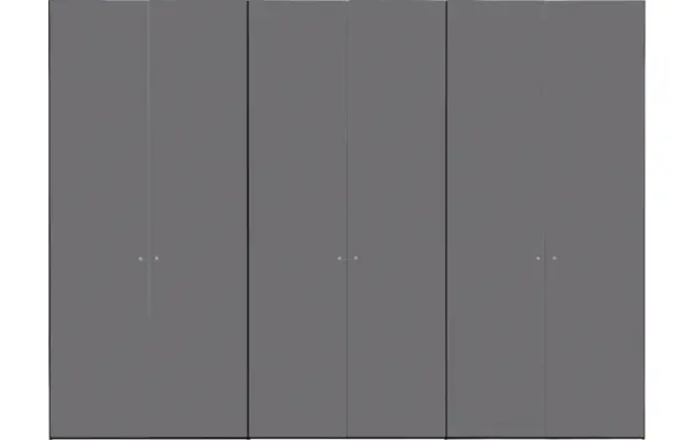 Goossens kledingkast easy storage ddk zwart hoogwaardig meubelplaat - 8190500-03