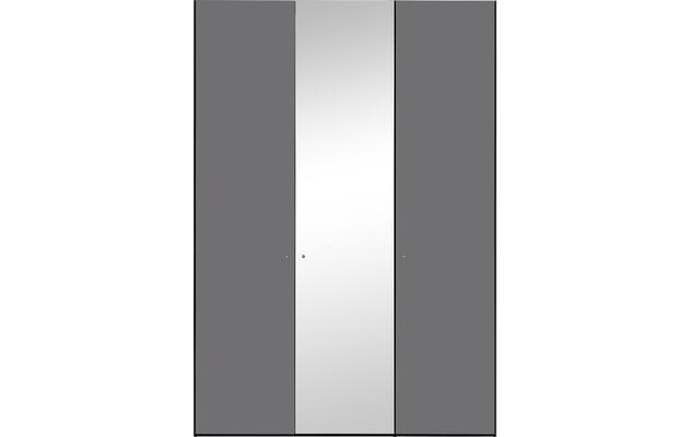 Goossens kledingkast easy storage ddk zwart hoogwaardig meubelplaat - 8190510-01