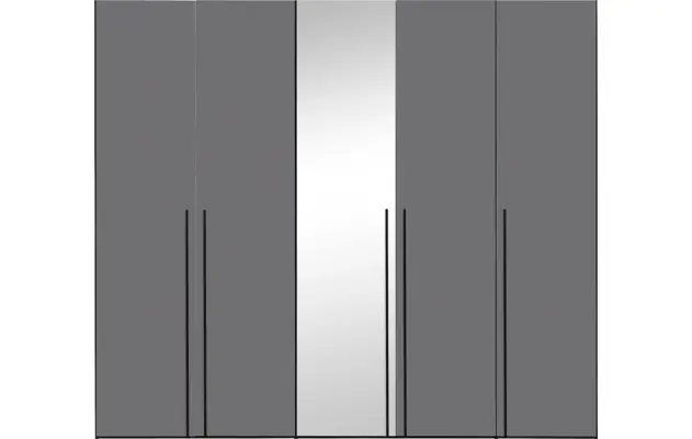 Goossens kledingkast easy storage ddk zwart hoogwaardig meubelplaat - 8190530-16