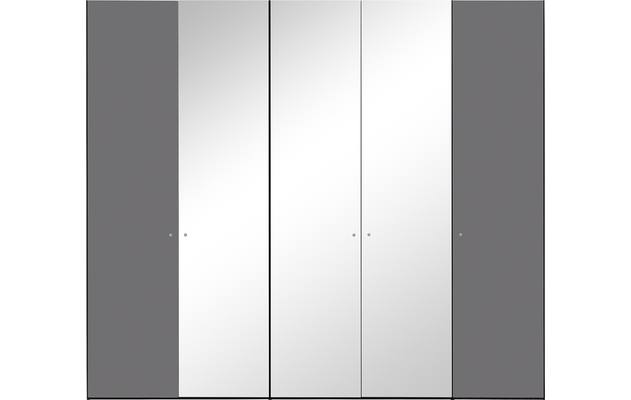 Goossens kledingkast easy storage ddk zwart hoogwaardig meubelplaat - 8190540-03