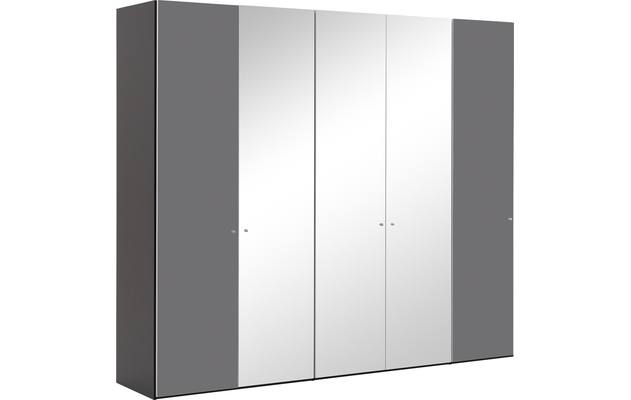 Goossens kledingkast easy storage ddk zwart hoogwaardig meubelplaat - 8190540-04