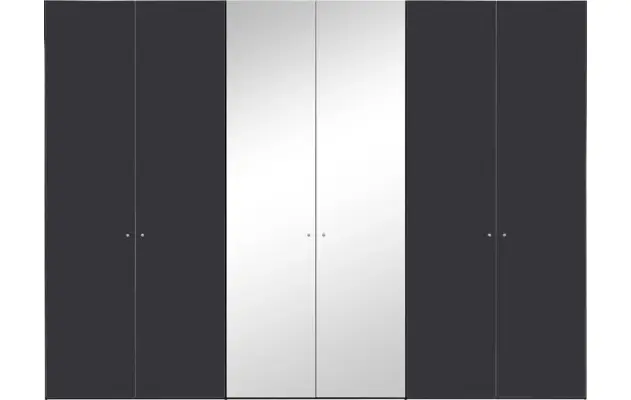 Goossens kledingkast easy storage ddk zwart hoogwaardig meubelplaat - 8190548-03