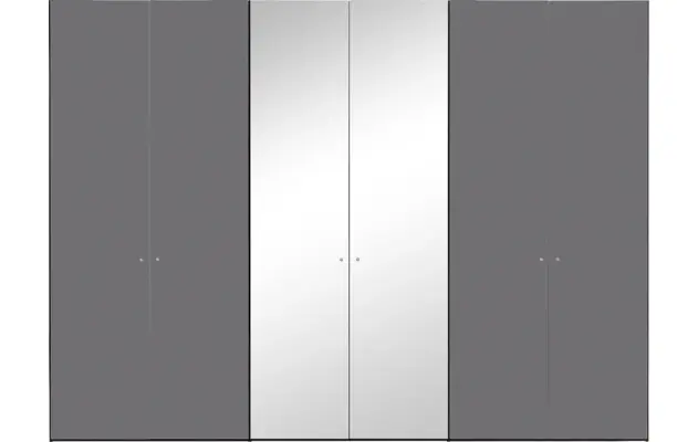 Goossens kledingkast easy storage ddk zwart hoogwaardig meubelplaat - 8190550-01