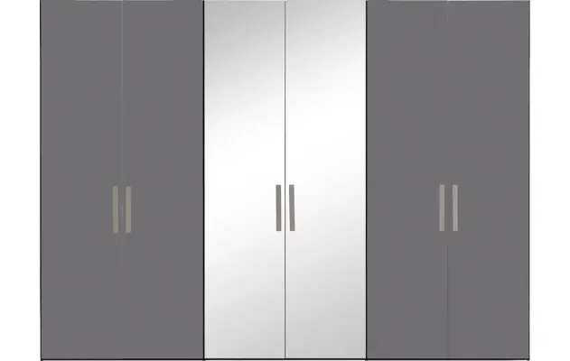 Goossens kledingkast easy storage ddk zwart hoogwaardig meubelplaat - 8190550-03