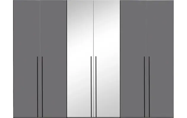 Goossens kledingkast easy storage ddk zwart hoogwaardig meubelplaat - 8190550-14