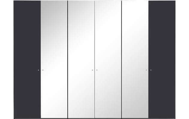Goossens kledingkast easy storage ddk zwart hoogwaardig meubelplaat - 8190558-03