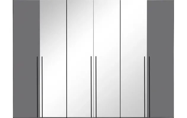 Goossens kledingkast easy storage ddk zwart hoogwaardig meubelplaat - 8190560-14