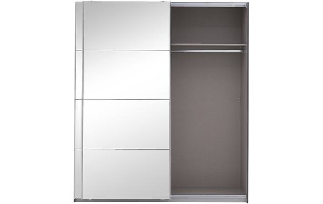 Goossens basic kledingkast miami grijs hoogwaardig meubelplaat - 8190584-03