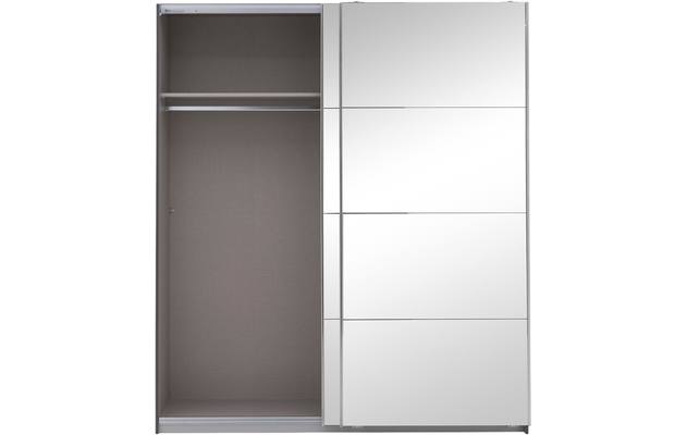 Goossens basic kledingkast miami grijs hoogwaardig meubelplaat - 8190584-04