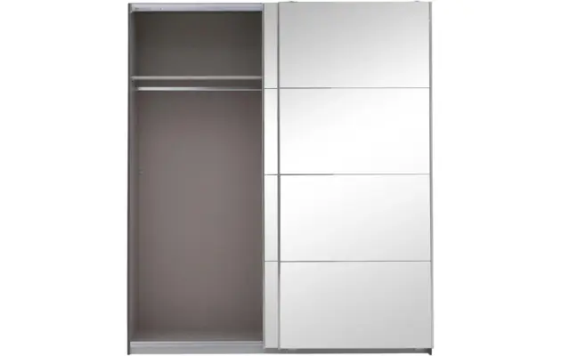 Goossens basic kledingkast miami grijs hoogwaardig meubelplaat - 8190584-04