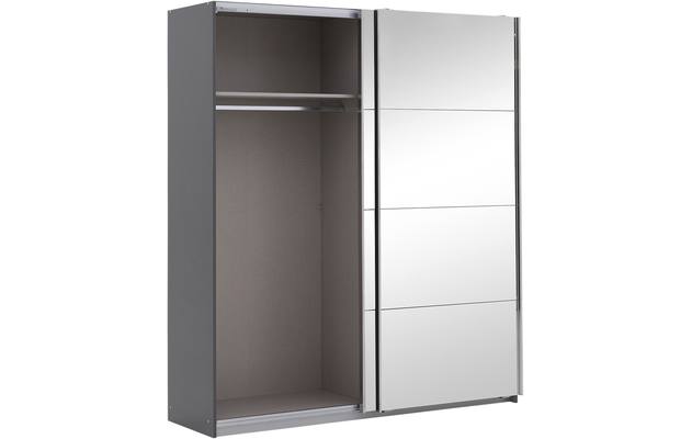 Goossens basic kledingkast miami grijs hoogwaardig meubelplaat - 8190584-06