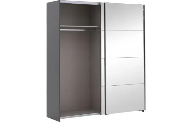 Goossens basic kledingkast miami grijs hoogwaardig meubelplaat - 8190584-06