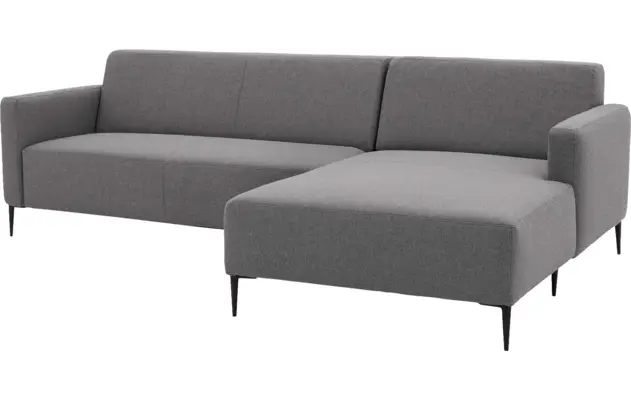 Goossens loungebank key west grijs stof - 8190589-367-02-gespiegeld