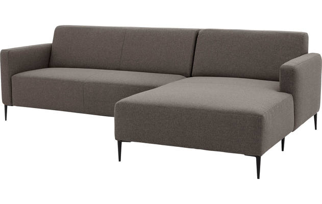 Goossens loungebank key west bruin stof - 8190589-370-02-gespiegeld