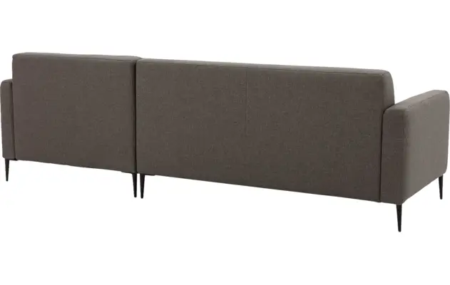 Goossens loungebank key west bruin stof - 8190589-370-04-gespiegeld