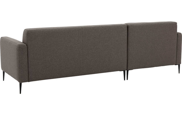 Goossens loungebank key west bruin stof - 8190589-370-04