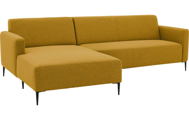 Goossens loungebank key west geel stof - 8190589-372-02