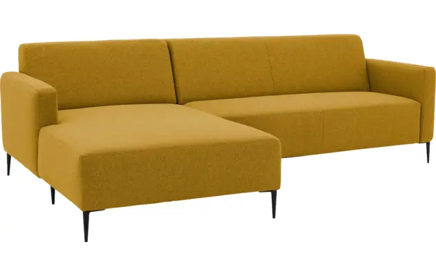 Goossens loungebank key west geel stof - 8190589-372-02