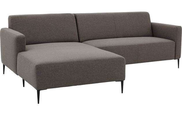 Goossens loungebank key west bruin stof - 8190590-370-02
