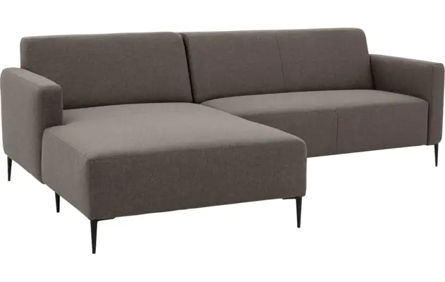 Goossens loungebank key west bruin stof - 8190590-370-02