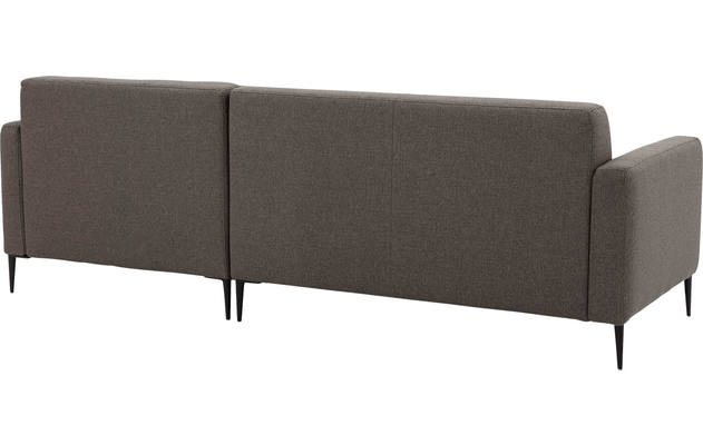 Goossens loungebank key west bruin stof - 8190590-370-04-gespiegeld