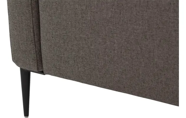 Goossens loungebank key west bruin stof - 8190590-370-08-gespiegeld