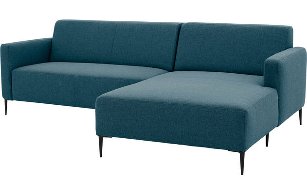 Goossens loungebank key west blauw stof - 8190590-56-02-gespiegeld
