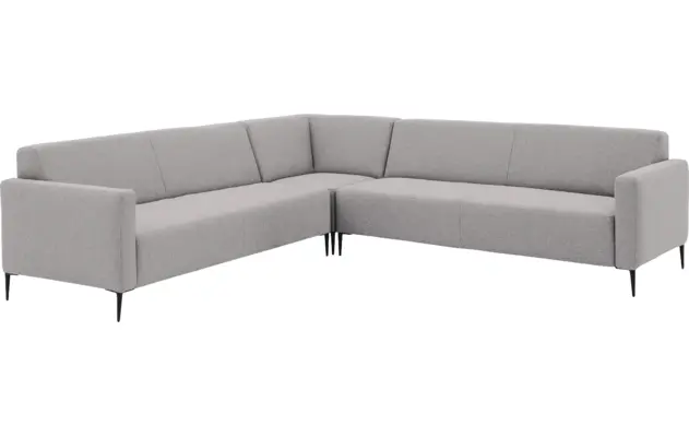 Goossens hoekbank key west grijs stof - 8190591-361-02
