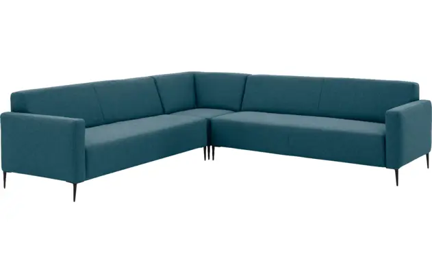 Goossens hoekbank key west blauw stof - 8190591-56-02