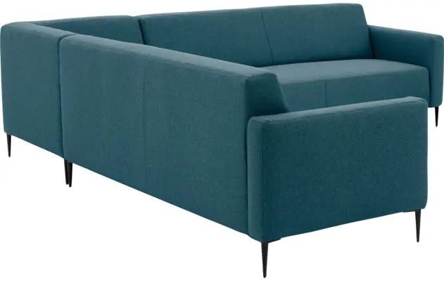 Goossens hoekbank key west blauw stof - 8190591-56-03
