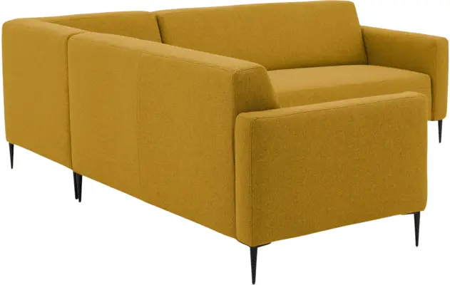 Goossens hoekbank key west geel stof - 8190592-372-03