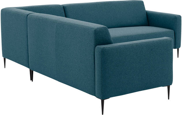 Goossens hoekbank key west blauw stof - 8190592-56-03