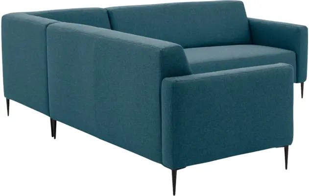 Goossens hoekbank key west blauw stof - 8190592-56-03