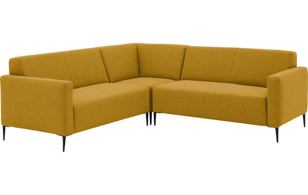 Goossens hoekbank key west geel stof - 8190593-372-02
