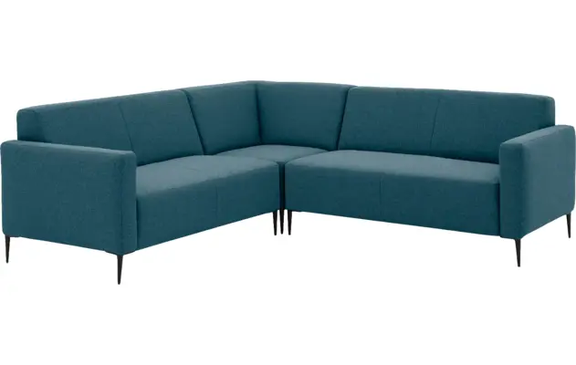 Goossens hoekbank key west blauw stof - 8190593-56-02