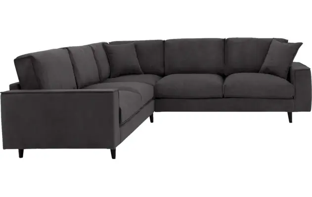 Goossens hoekbank jonas grijs stof - 8190594-1456-08-gespiegeld