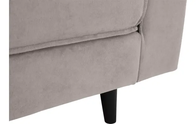 Goossens hoekbank jonas beige stof - 8190594-1459-04-gespiegeld