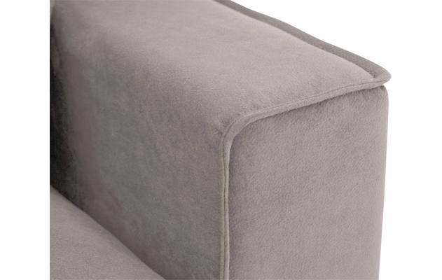 Goossens hoekbank jonas beige stof - 8190594-1459-06-gespiegeld
