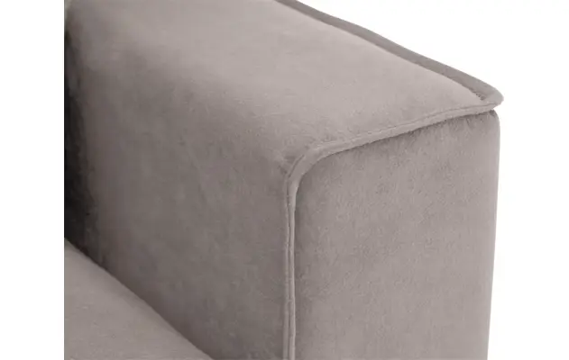 Goossens hoekbank jonas beige stof - 8190594-1459-06-gespiegeld