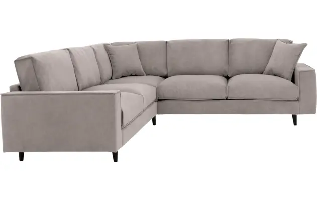 Goossens hoekbank jonas beige stof - 8190594-1459-08-gespiegeld