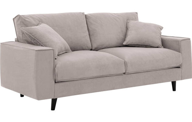 Goossens zitbank jonas beige stof - 8190596-1459-02