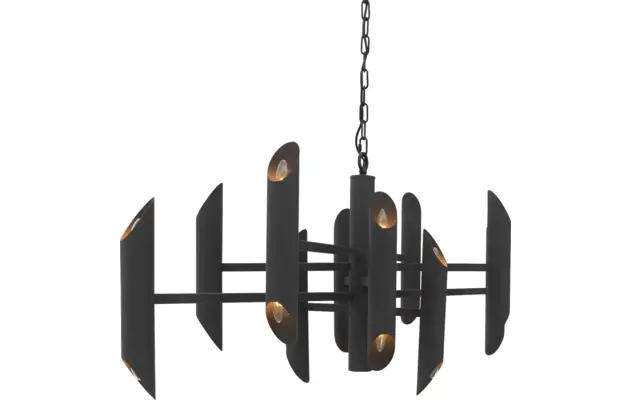 Goossens excellent hanglamp liando zwart metaal - 8190637-03